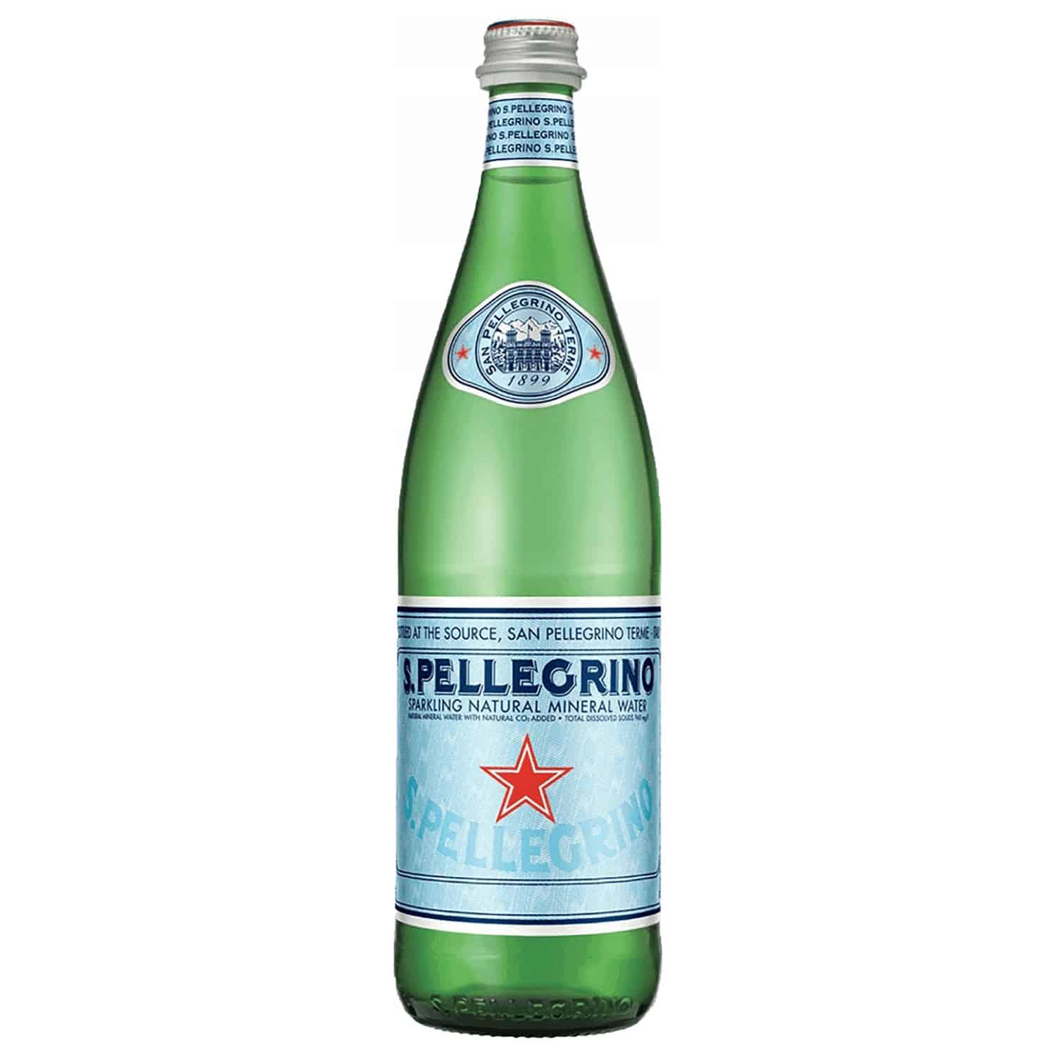 woda san pellegrino 0,75 w szklanej butelce szkło