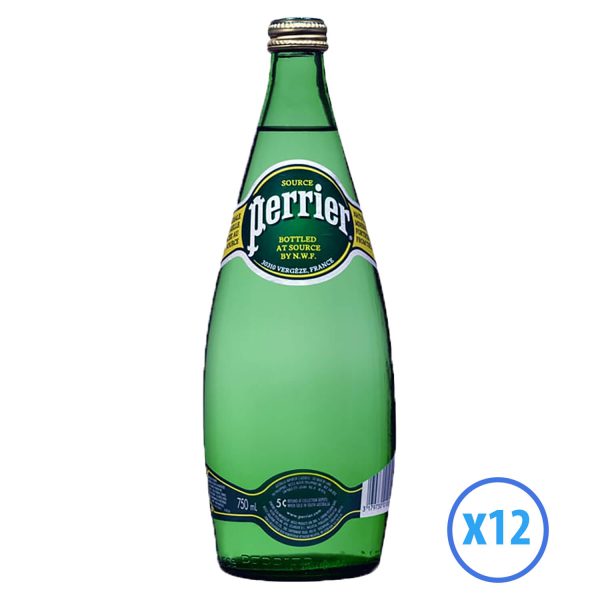 Butelka woda gazowana perrier szkło 0,75l