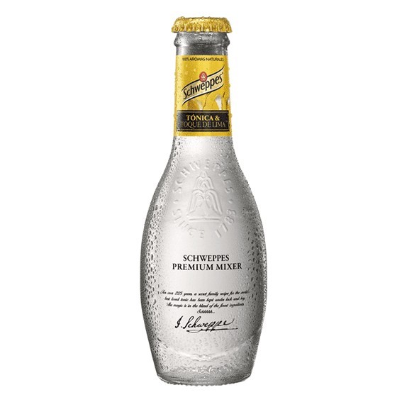 butelka Schweppes Premium original tonic Tonica lime 200ml
