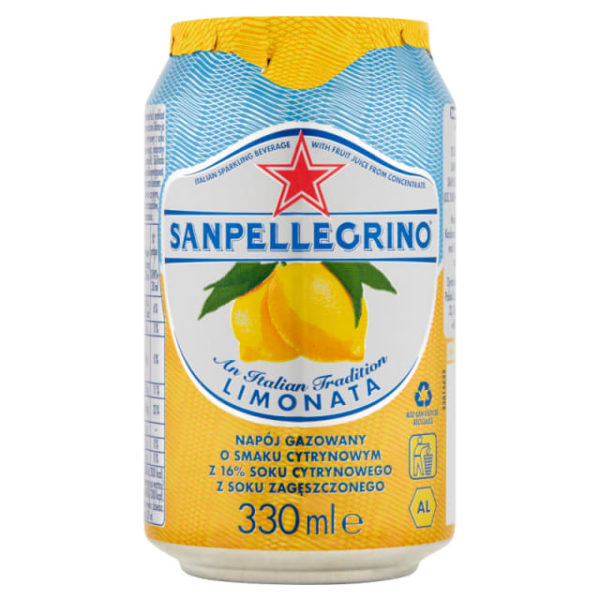 sanpellegrino limonata o smaku cytrynowym