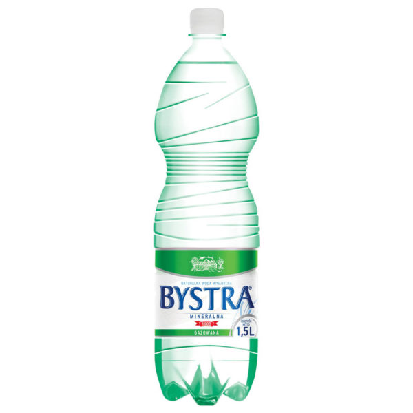 Woda Bystra gazowana 1,5l PET butelka