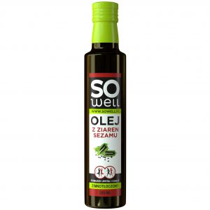 olej sezamowy z ziaren sezamu SoWell 0,25L
