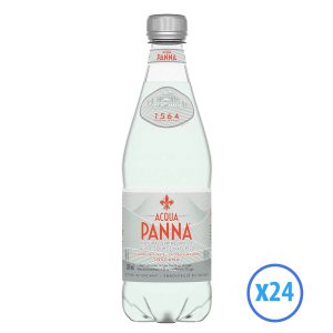 woda acqua panna pet 0,5L w plastikowej butelce