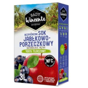 Sady Wincenta Sok Jabłkowo - Porzeczkowy w kartonie 3L